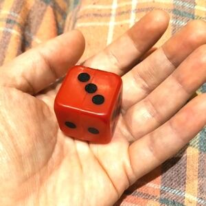 🎁Free Add-on🎁 Games Fun Large Dice in Red